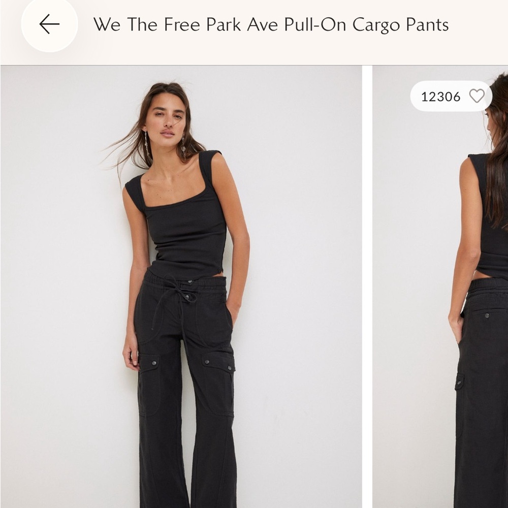 We the free park ave pull on cargo pants size medium